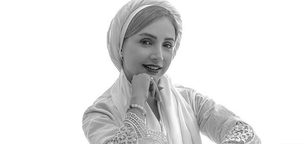 عکس شبنم قلی خانی سیاه و سفید