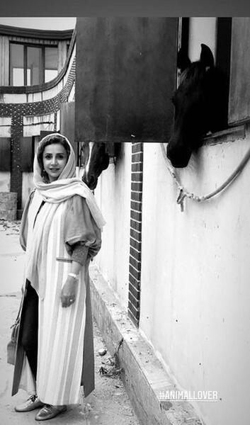 عکس شبنم قلی خانی سیاه و سفید