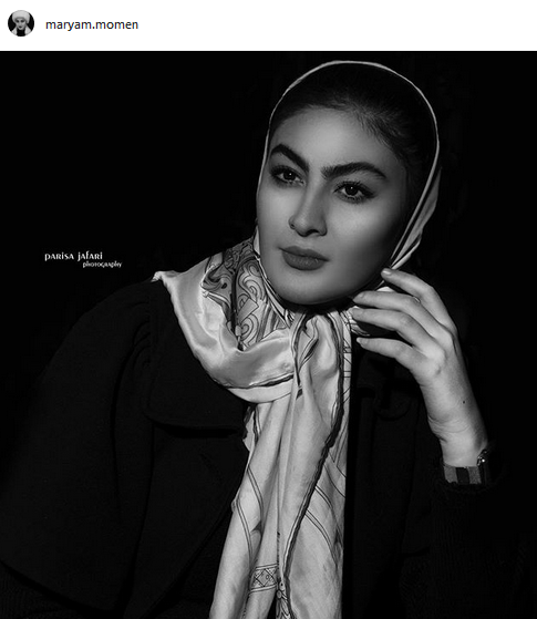 عکس شبنم قلی خانی سیاه و سفید