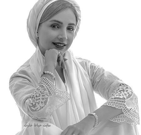 عکس شبنم قلی خانی سیاه و سفید