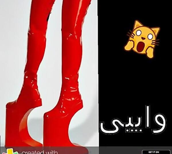 عکس بلندترین پاشنه ی کفش