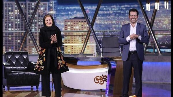 عکس فاطمه معتمد آریا با نارنجی