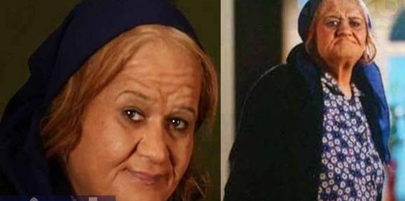 عکسهای اکبر عبدی در نقش زن