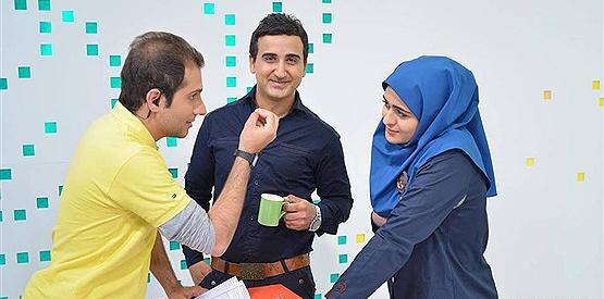 عکس های فاطیما بهارمست در برنامه فرش سپید