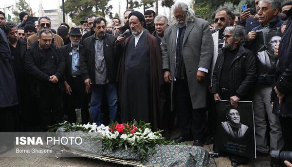 عکس جنازه حسین محب اهری