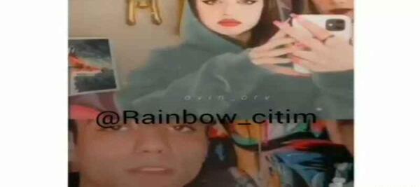 عکس نیکا فلاحی با موهای بلند