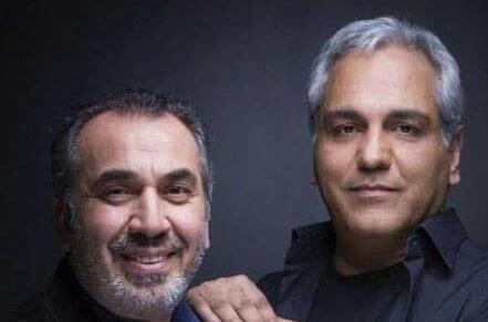 عکس سیامک انصاری با مهران مدیری