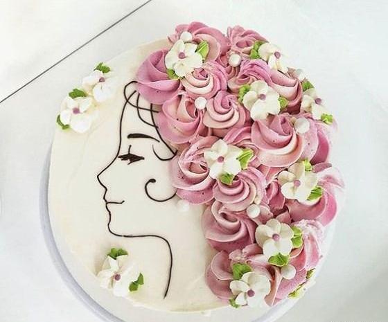 عکس کیک روز دختر فیک