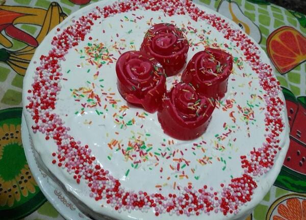 عکس کیک تولد ژله