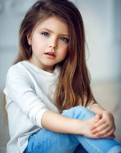 عکس بچه خوشگل چشم مشکی