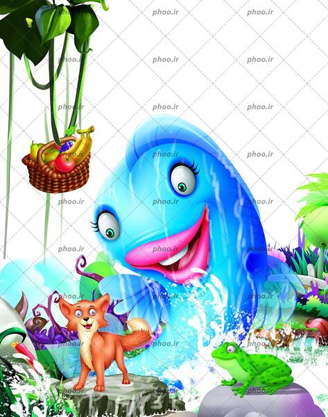 عکس قورباغه ایستاده