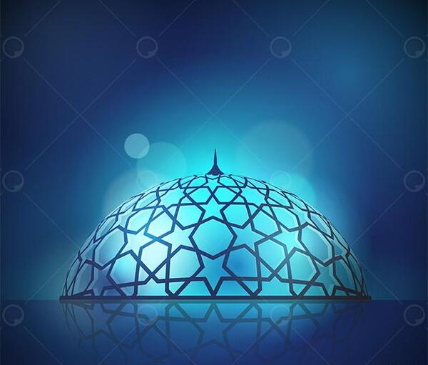 عکس وکتور گنبد مسجد