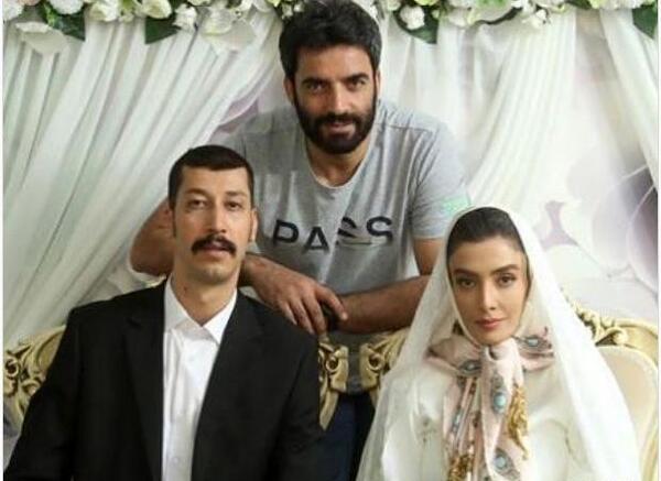 عکس حکاکی روی سر بهرام افشاری