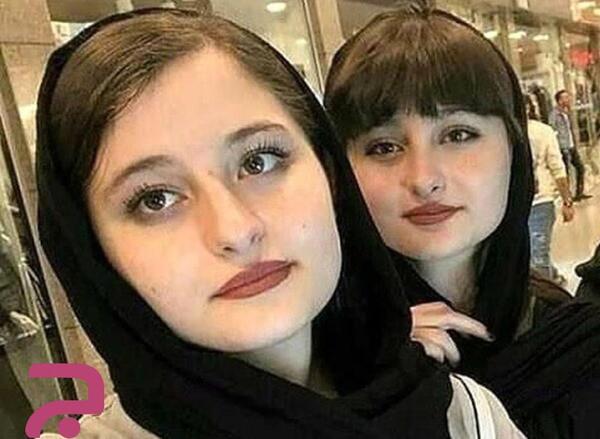 عکس نیکا فلاحی با چتری