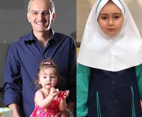عکس از بیژن بنفشه خواه و همسرش