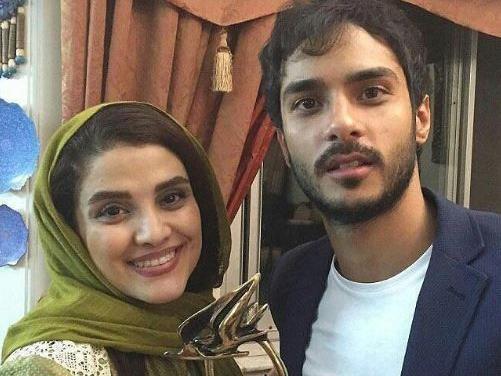 عکس ساعد سهیلی زاده و همسرش