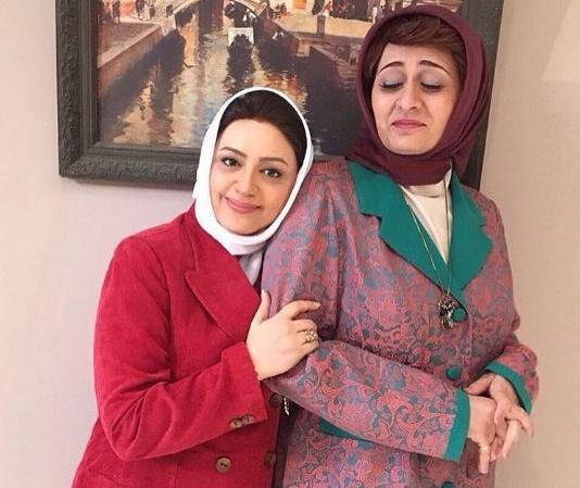عکس پریوش نظریه و دخترش
