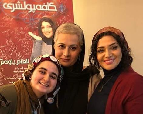 عکس پریوش نظریه و دخترش