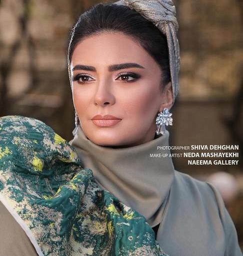 عکس لیندا کیانی با آرایش