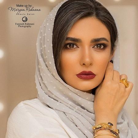عکس لیندا کیانی با آرایش