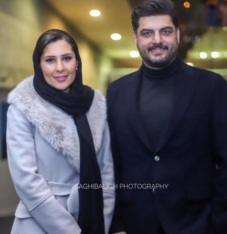 عکس سام درخشانی و همسرش عسل