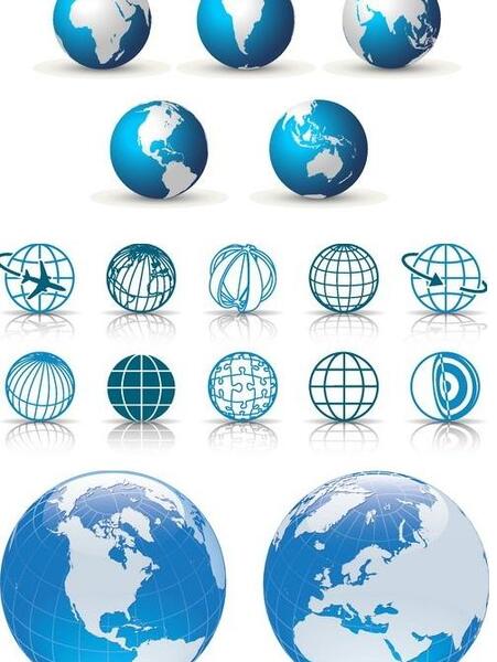 عکس دانلود وکتور کره زمین