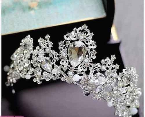 عکس تاج نقره ای