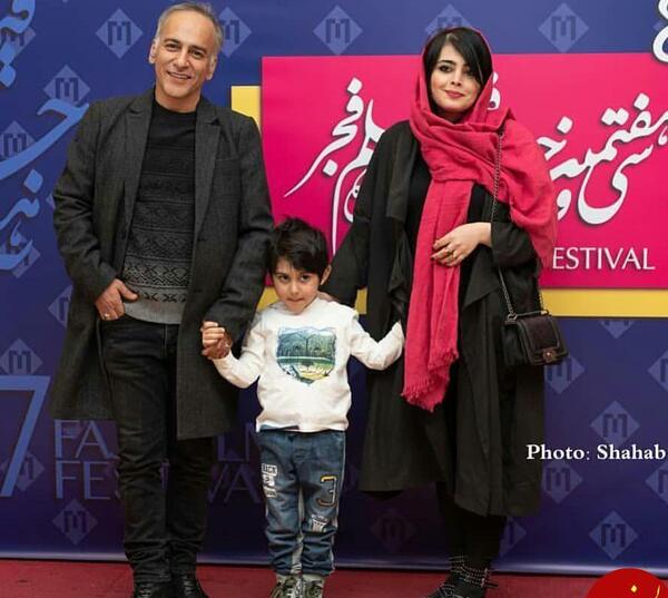 عکس جدید حمیدرضا آذرنگ و همسرش
