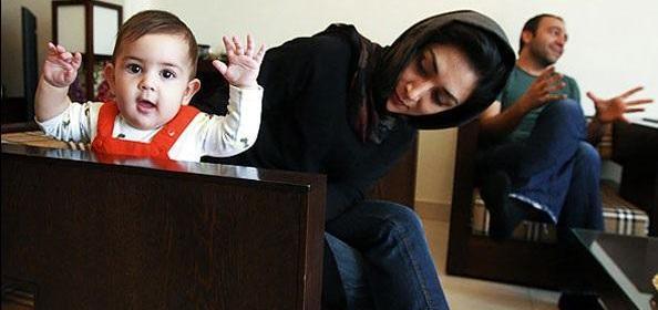 عکس پدر و مادر آرش مجیدی