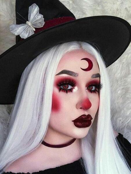 عکس نقاشی صورت هالووینی