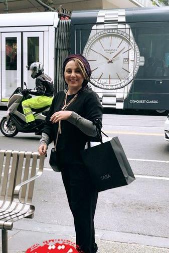 عکس بهنوش بختیاری در خارج