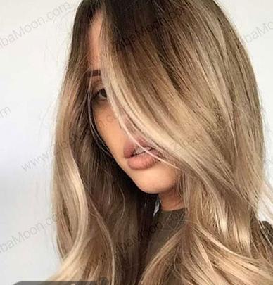 عکس موی قهوه ای روشن