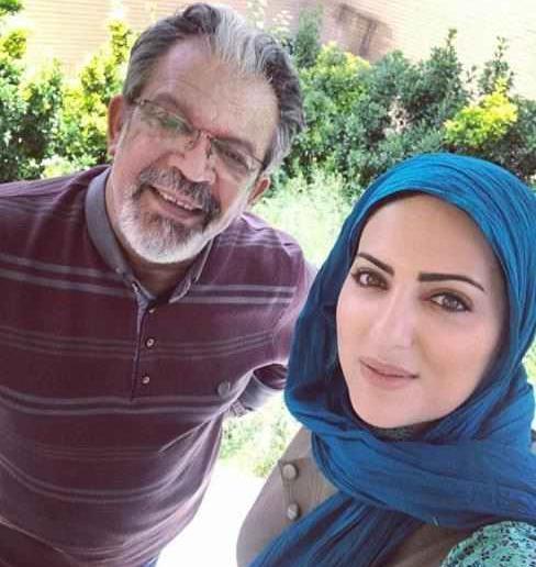 عکس حسن پورشیرازی و همسرش