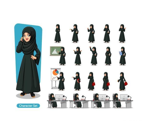 عکس وکتور دختر