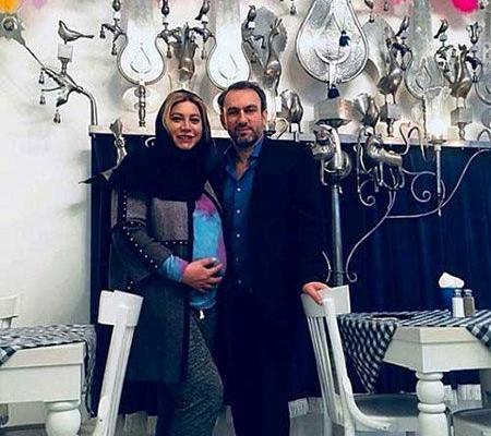 عکس فریبا نادری وهمسرش در تخت خواب