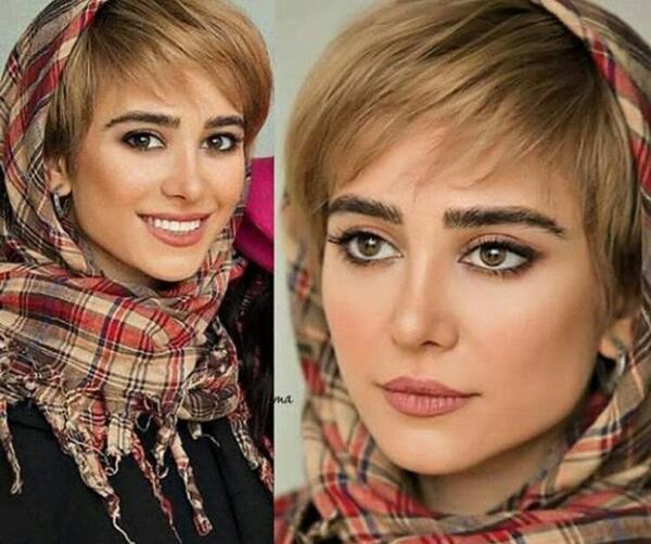 عکس الناز حبیبی بدون روسری