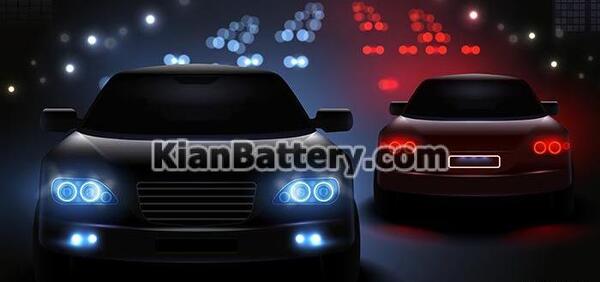 عکس چراغ پشت ماشین