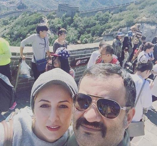 عکس شقایق دهقان در خارج از کشور