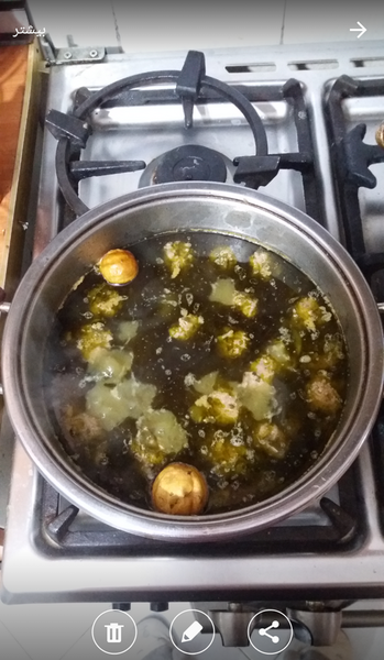 عکس غذا درحال پخت