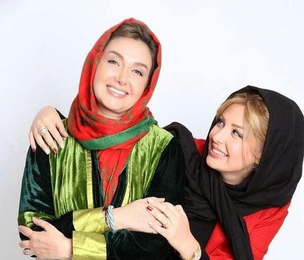 عکس الهام حمیدی و نیوشا ضیغمی