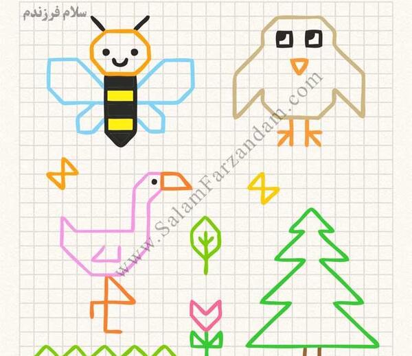 عکس ایده نقاشی شطرنجی