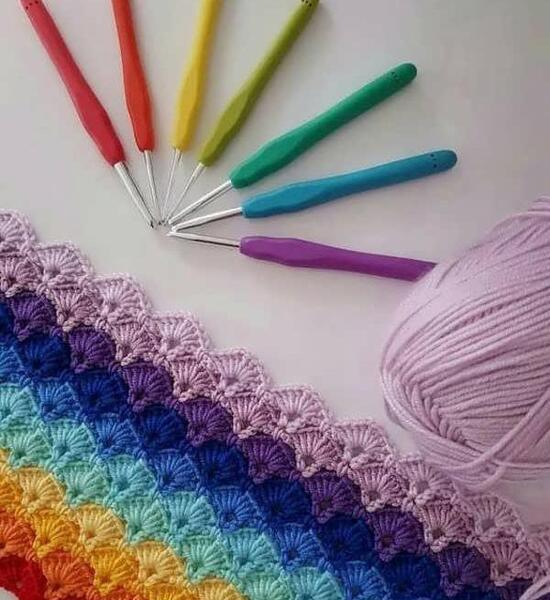 عکس ایده های قلاب بافی