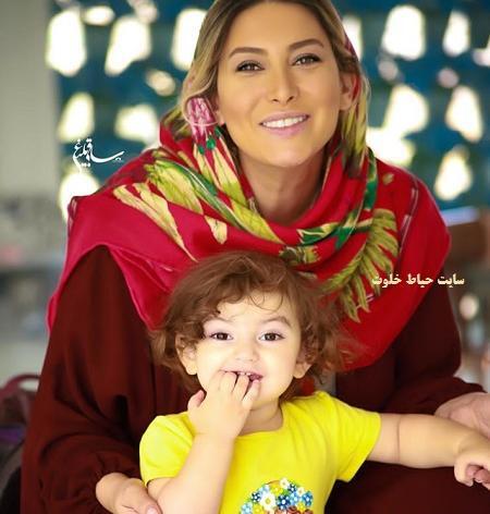 عکس تصاویر فریبا نادری و فرزندش