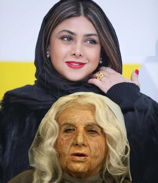 عکس بدون گریم آزاده صمدی