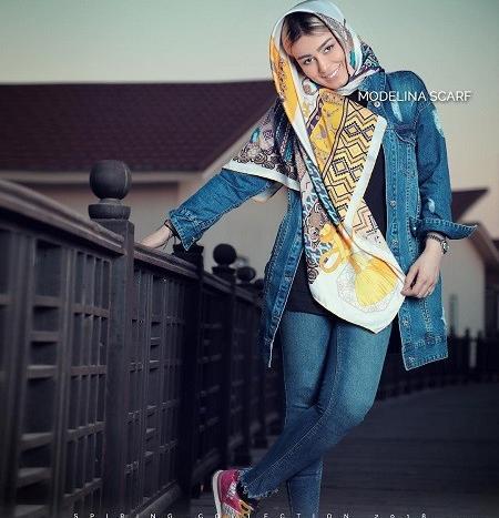 عکس اینستاگرام شال مدلینا