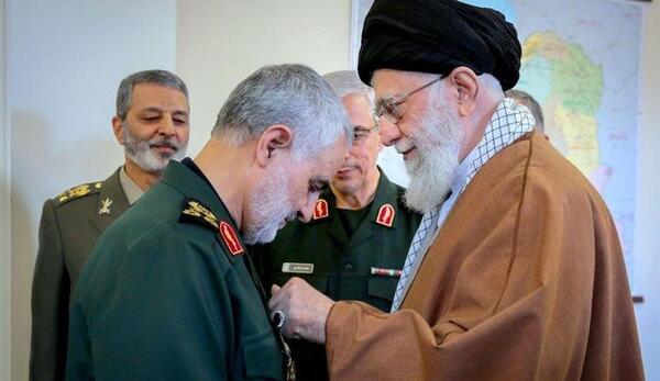 عکس سردار حاج قاسم سلیمانی هنگام شهادت