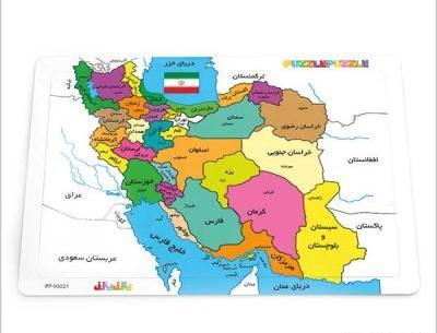 عکس نقشه ایران بدون رنگ