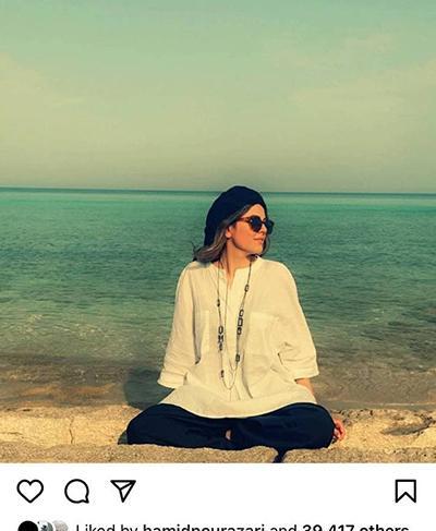 عکس ترلان پروانه در کنار دریا