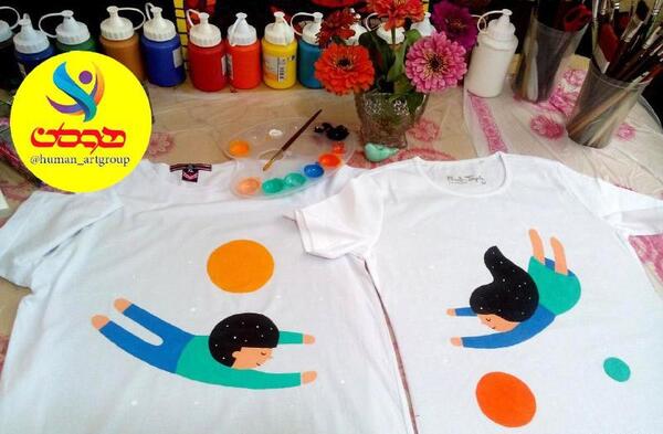 عکس ایده برای نقاشی روی تیشرت