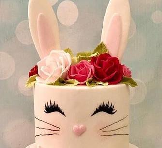 عکس کیک تولد دخترانه گربه ای